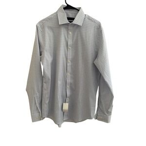 Tommy Hilfiger Men's Dress Shirt M 15.5 34/35 THFlex Collar Athletic Fit Stretch